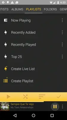 Rocket Player Gold Theme android App screenshot 17